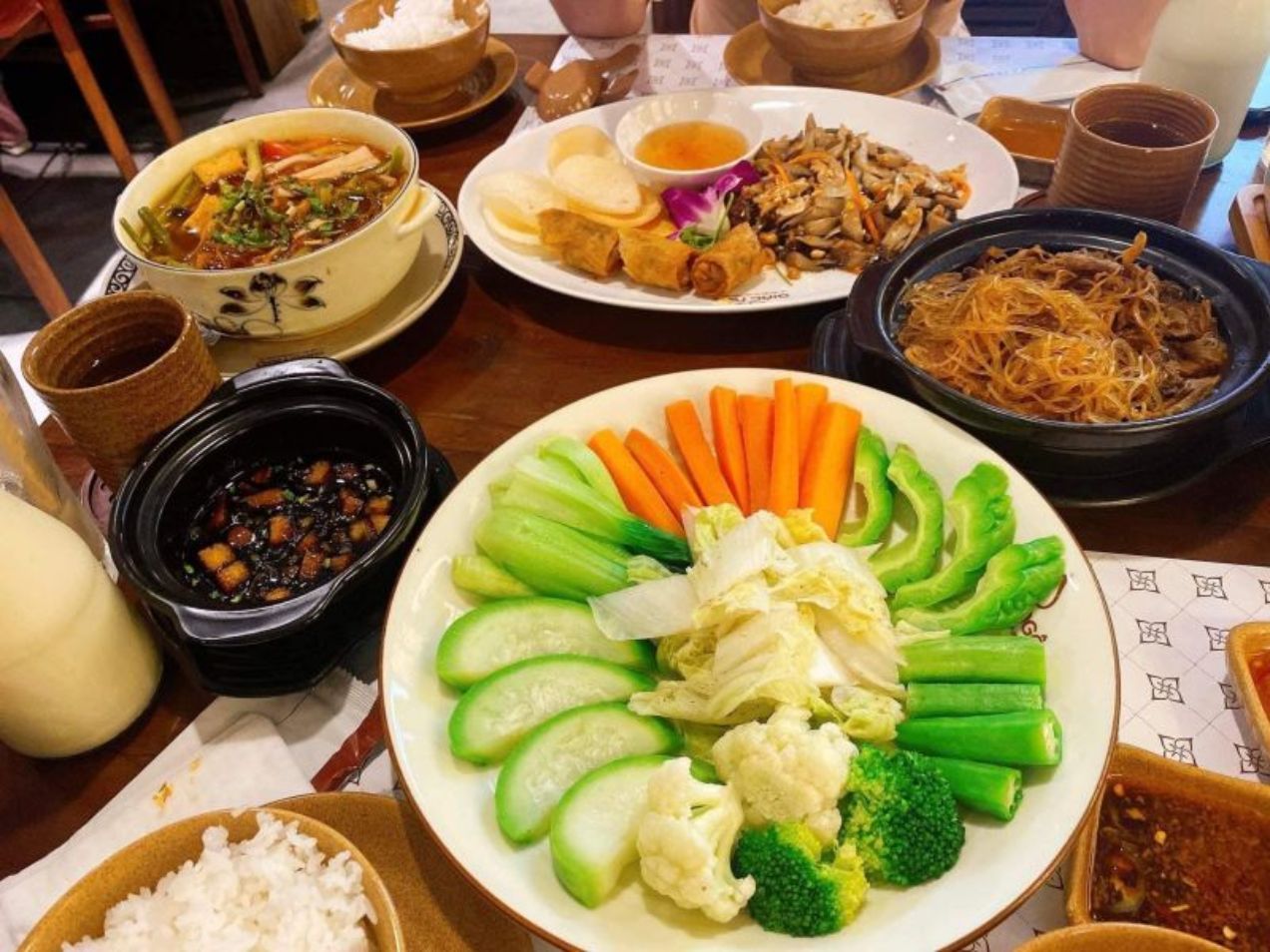 Nhà hàng Chay Giác Ngộ nơi có thể tận hưởng không gian thanh tĩnh, tinh tế