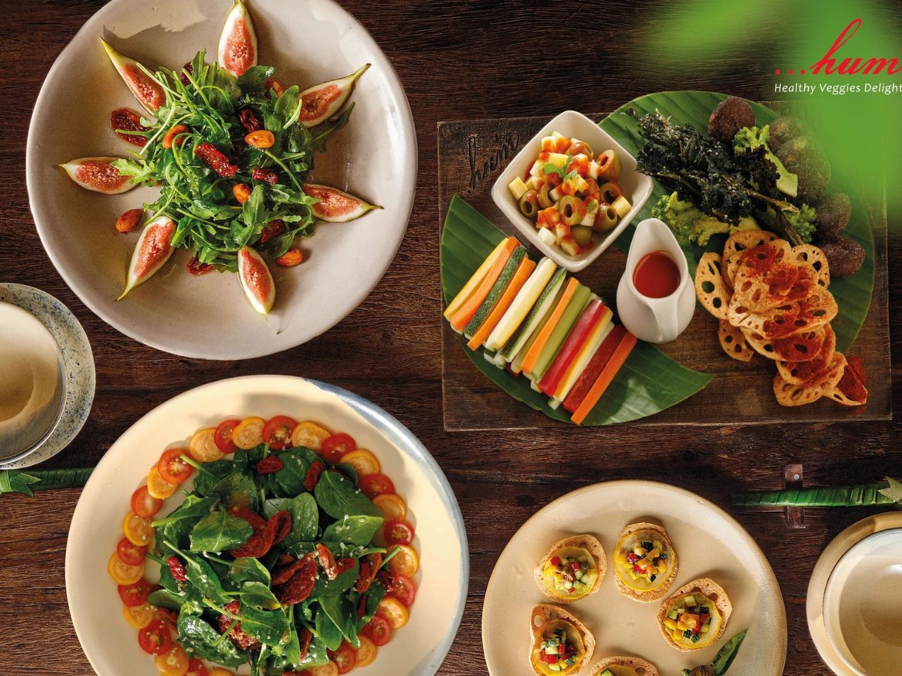 Nhà hàng chay sang trọng từ không gian đến bày trí món ăn