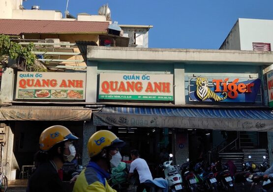 Quang Anh là quán ốc nổi tiếng Sài Gòn với hương vị thơm ngon