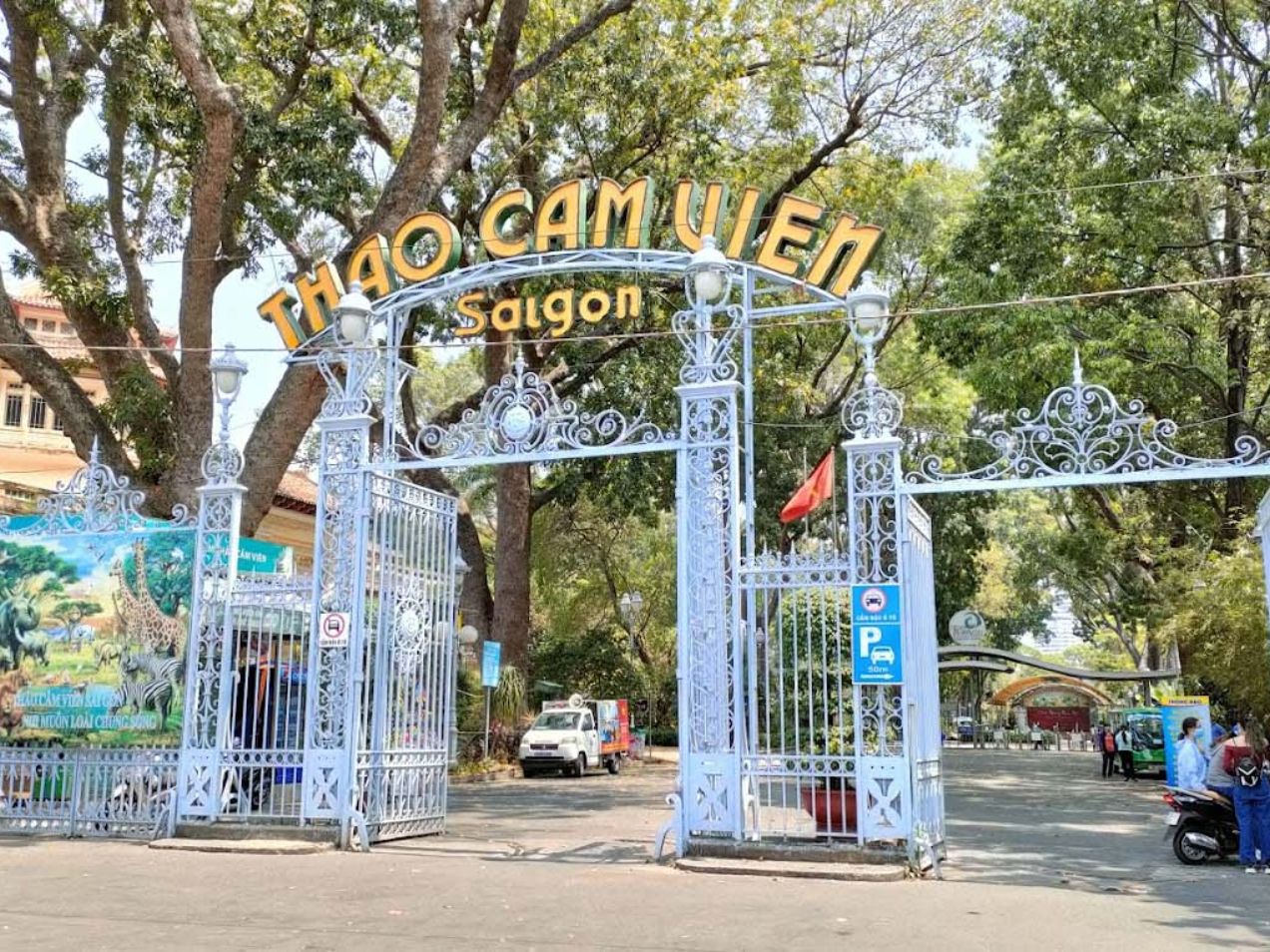 Góc check-in ma mị tại Thảo Cầm Viên